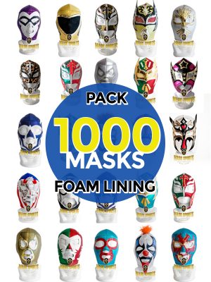 Wholesale Foam lining pack of 1000 lucha libre assorted masks