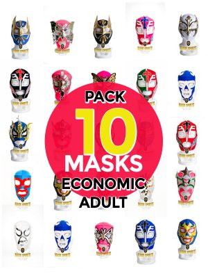Wholesale Economic Adult pack of 10 lucha libre masks
