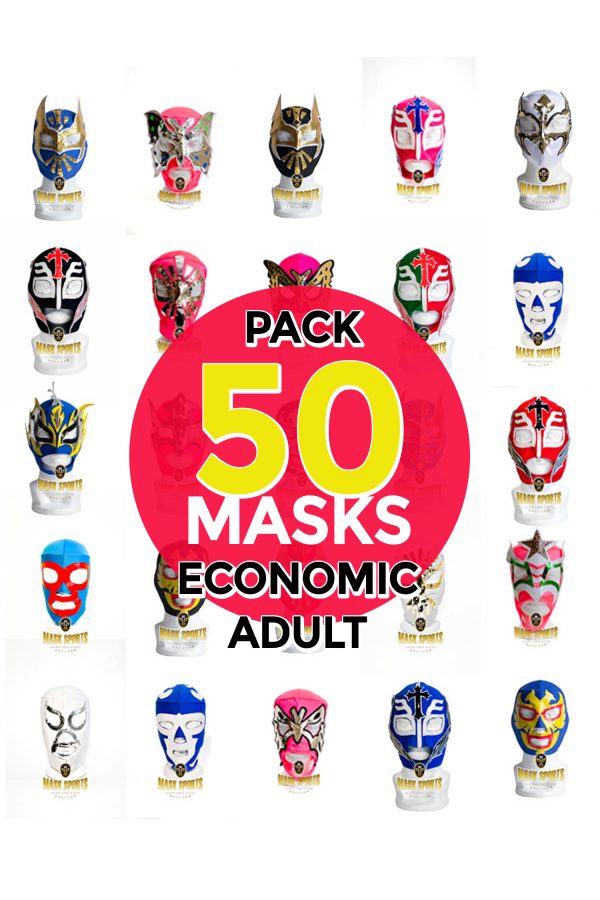 Wholesale Economic Adult pack of 200 lucha libre masks Wholesale Economic Adult pack of 200 lucha libre masks