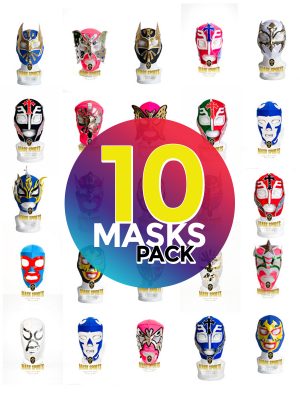 Wholesale Economic Kids pack of 10 lucha libre masks