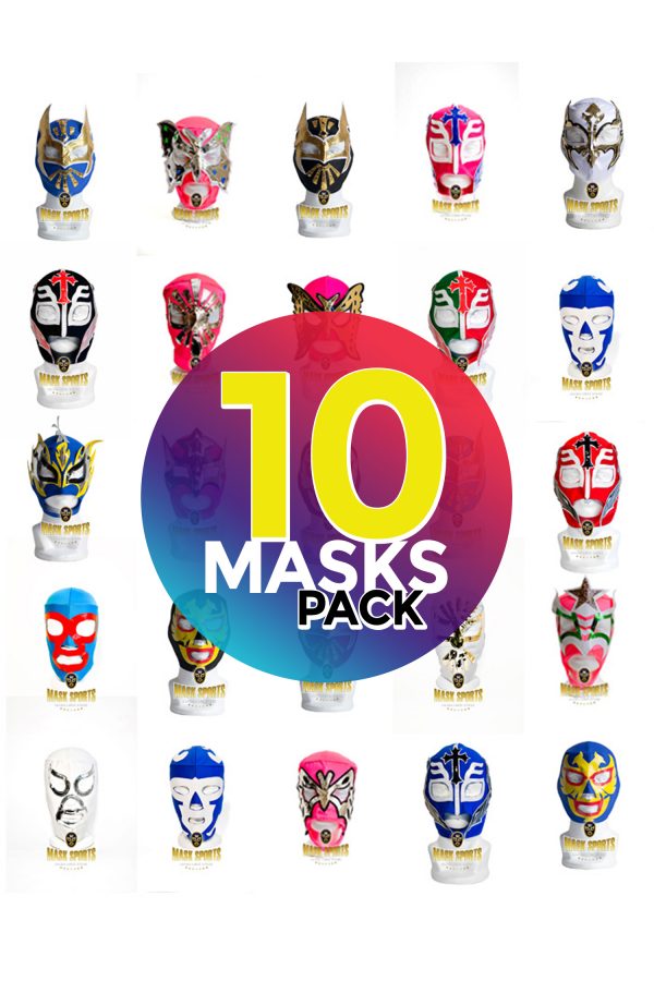 Wholesale Economic Kids pack of 10 lucha libre masks Wholesale Economic Kids pack of 10 lucha libre masks