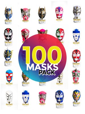 Wholesale Economic Kids pack of 100 lucha libre masks