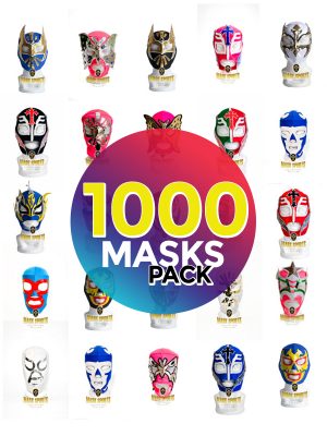 Wholesale Economic Kids pack of 1000 lucha libre masks
