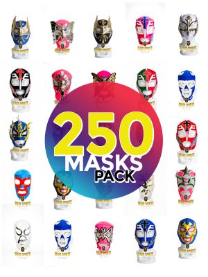 Wholesale Economic Kids pack of 250 lucha libre masks