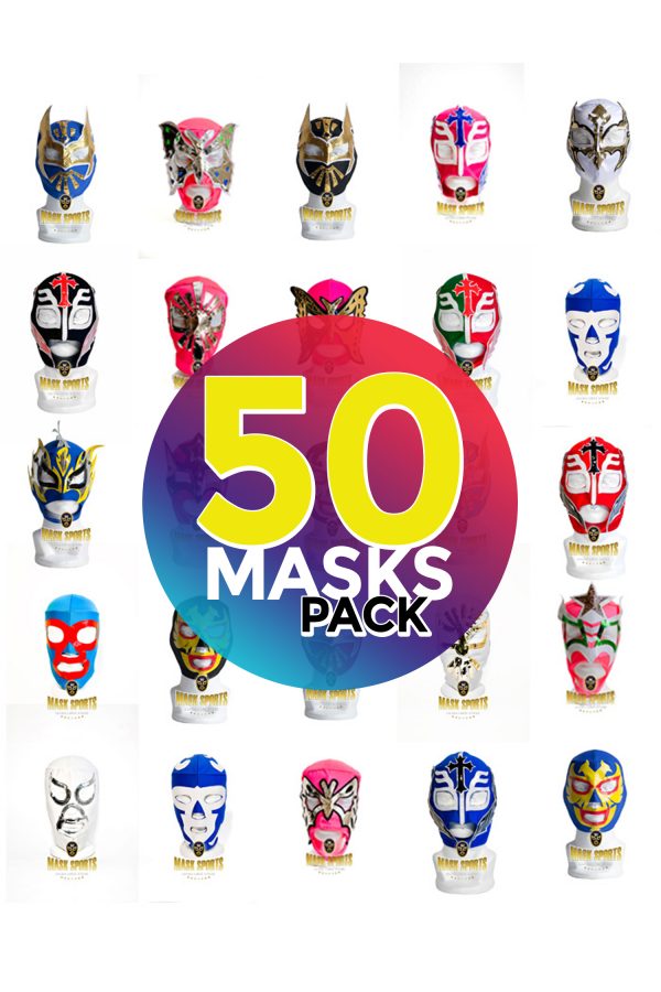 Wholesale Economic Kids pack of 50 lucha libre masks Wholesale Economic Kids pack of 50 lucha libre masks