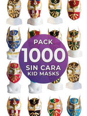 Wholesale SIN CARA Economic Kids pack of 1000 lucha libre masks
