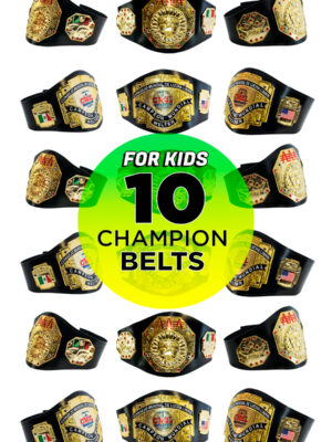 Wholesale pack 10 wrestling Kids Champion Belts