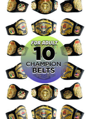 Wholesale pack 10 wrestling Adult Champion Belts