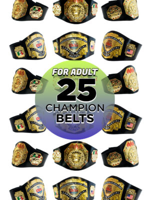 Wholesale pack 25 wrestling Adult Champion Belts