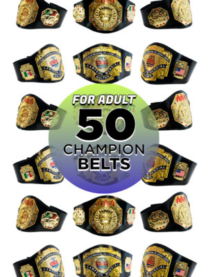 Wholesale pack 50 wrestling Adult Champion Belts