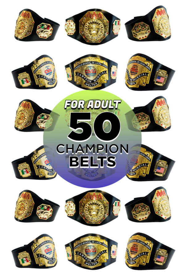Wholesale-belts-forAdult-AAA-CMLL-50