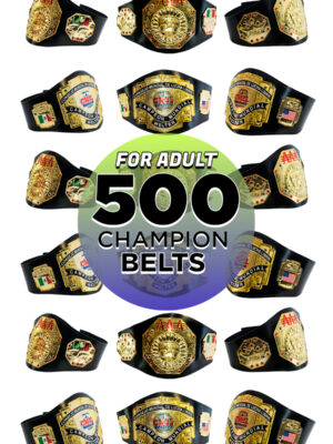 Wholesale pack 500 wrestling Adult Champion Belts